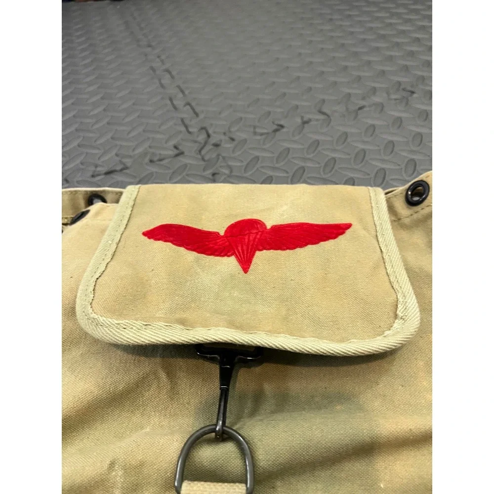 Rare‎ Banana Republic Backpack Unisex Israeli Paratrooper Vintage Safari Canvas